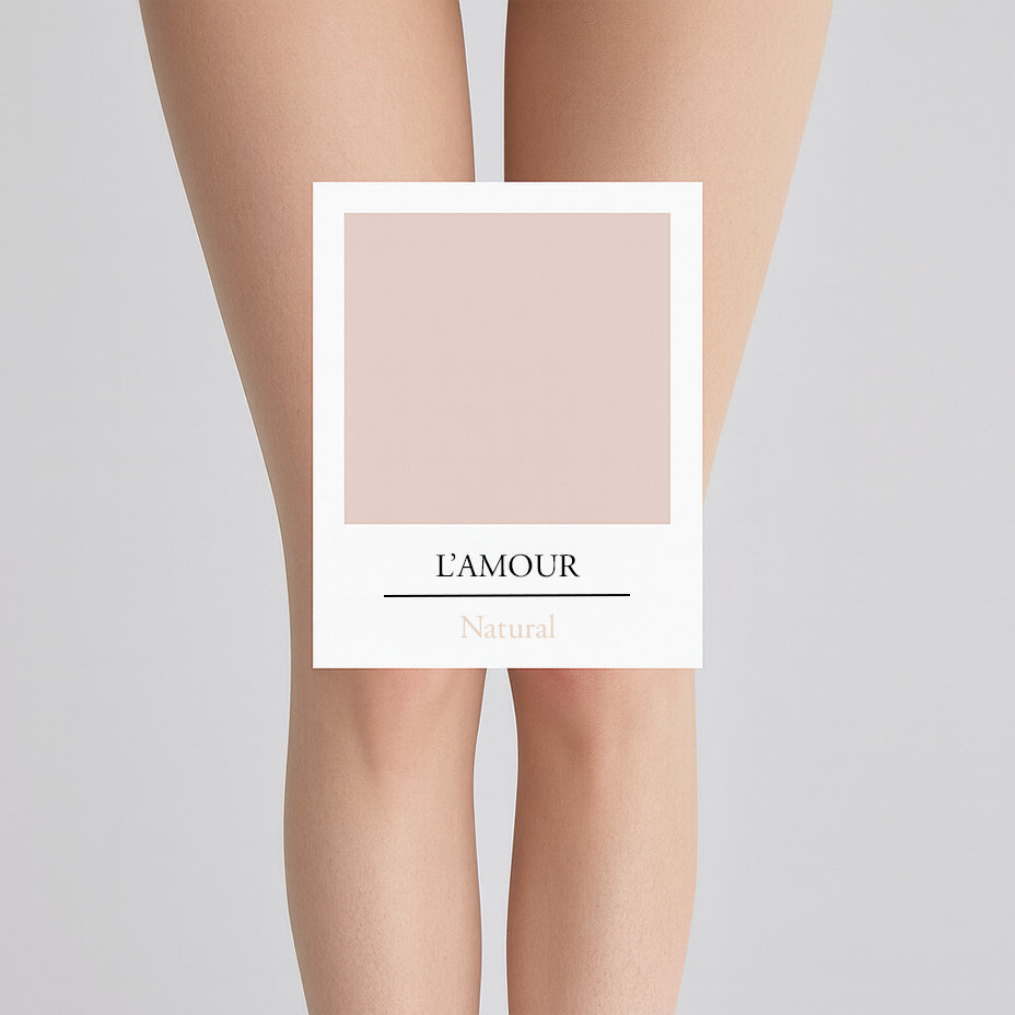 L'AMOUR Classic - Natural - 1D Seamless Sheer Tights