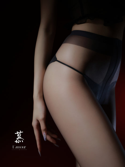 L'AMOUR Trace Series - 1D Seamless T-Back Tights